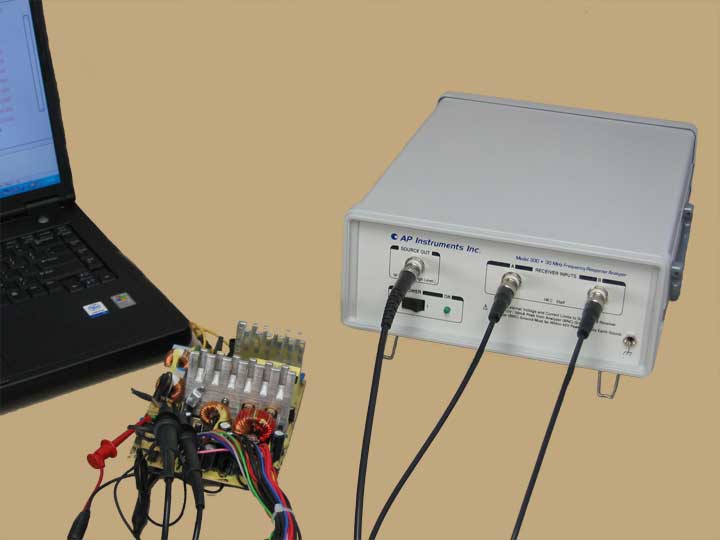 Click for larger image Model 310 Frequency Response Analyzer